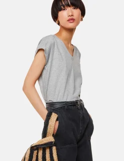 Willa Pure Cotton V-Neck T-Shirt