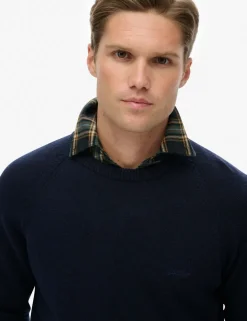 Wool Blend Crew Neck Jumper