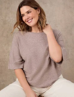 Wool Blend Crew Neck Jumper