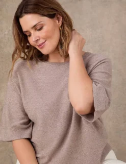 Wool Blend Crew Neck Jumper