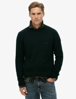 Wool Blend Crew Neck Jumper