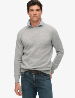 Wool Blend Crew Neck Jumper