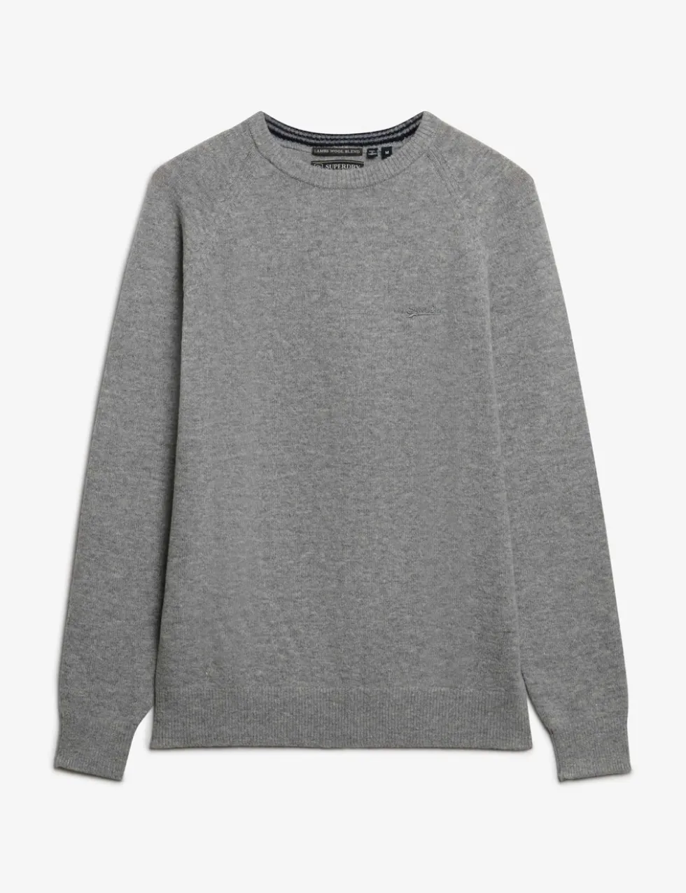 Wool Blend Crew Neck Jumper