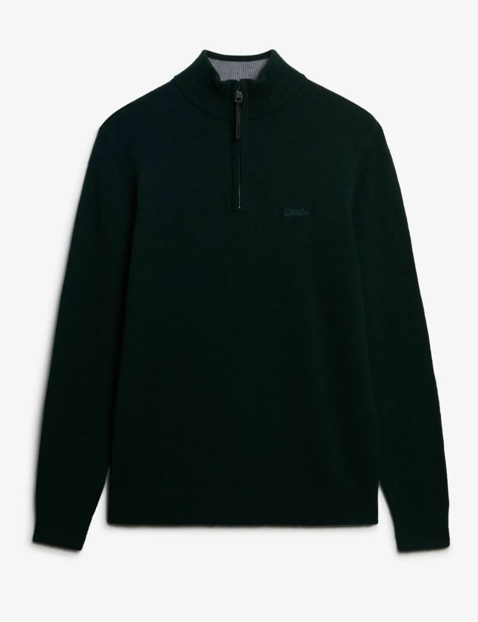Wool Blend Half Zip Jumper