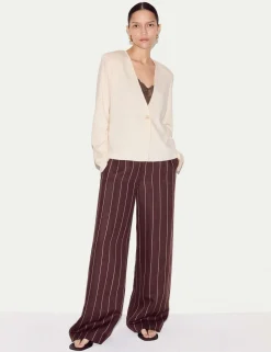 Wool Blend Knitted Jacket