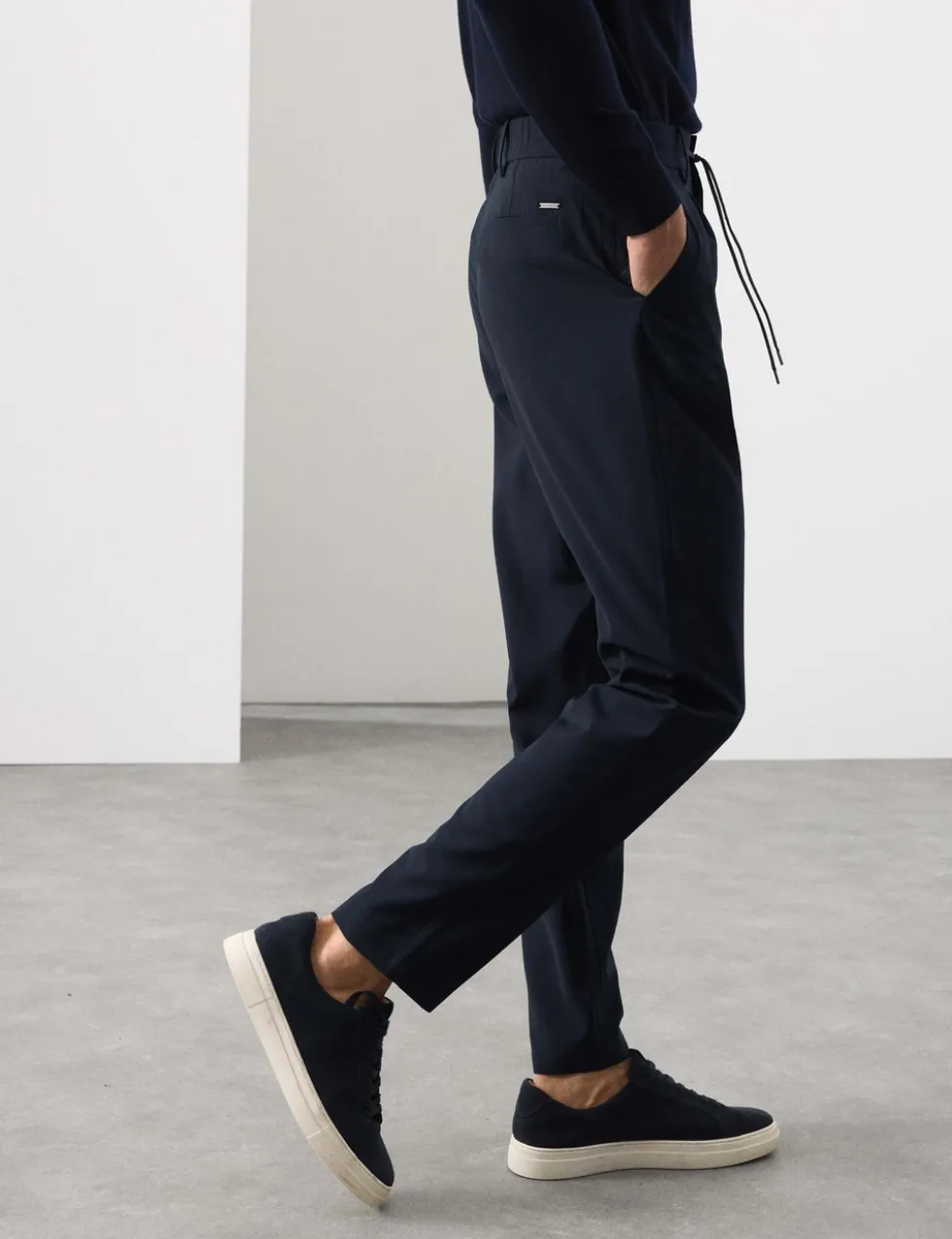 Wool Blend Performance Trousers