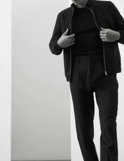 Wool Blend Performance Trousers