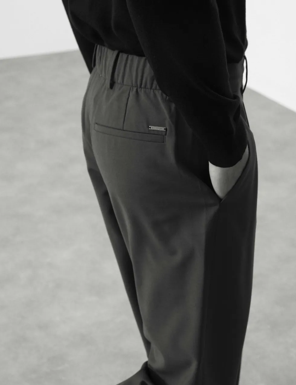 Wool Blend Performance Trousers