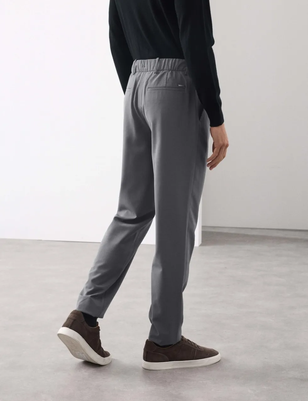 Wool Blend Performance Trousers
