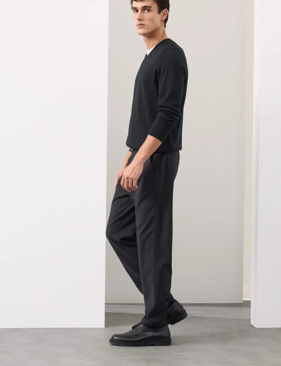 Wool Blend Performance Trousers