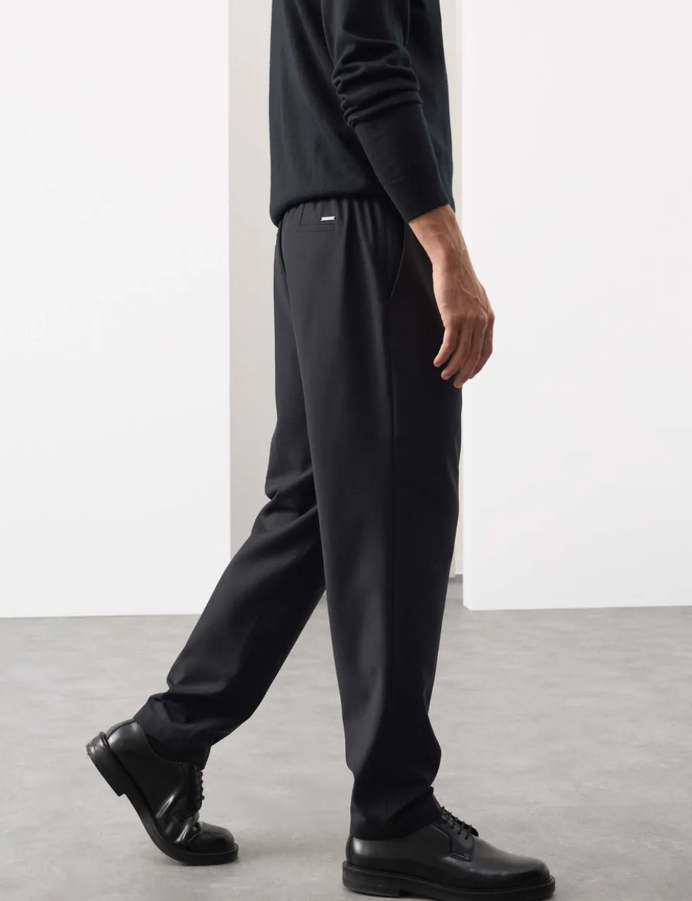 Wool Blend Performance Trousers