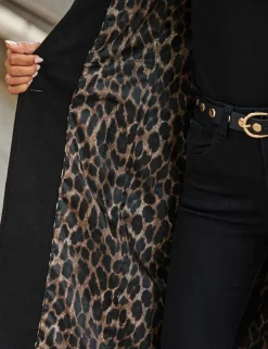 Wool Blend Tailored Coat