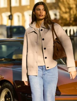 Wool Blend Utility Jacket