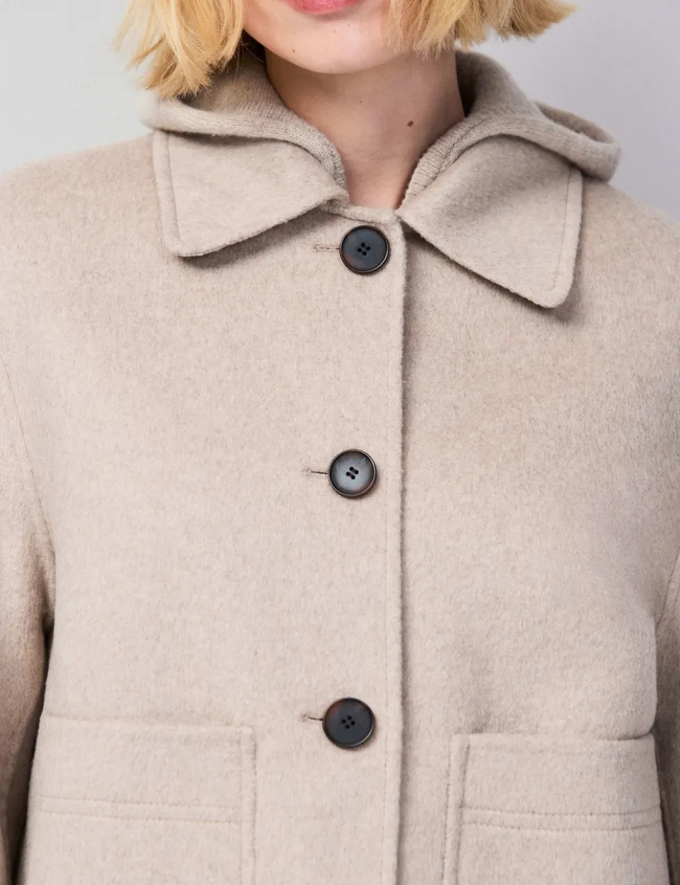 Wool Blend Utility Jacket