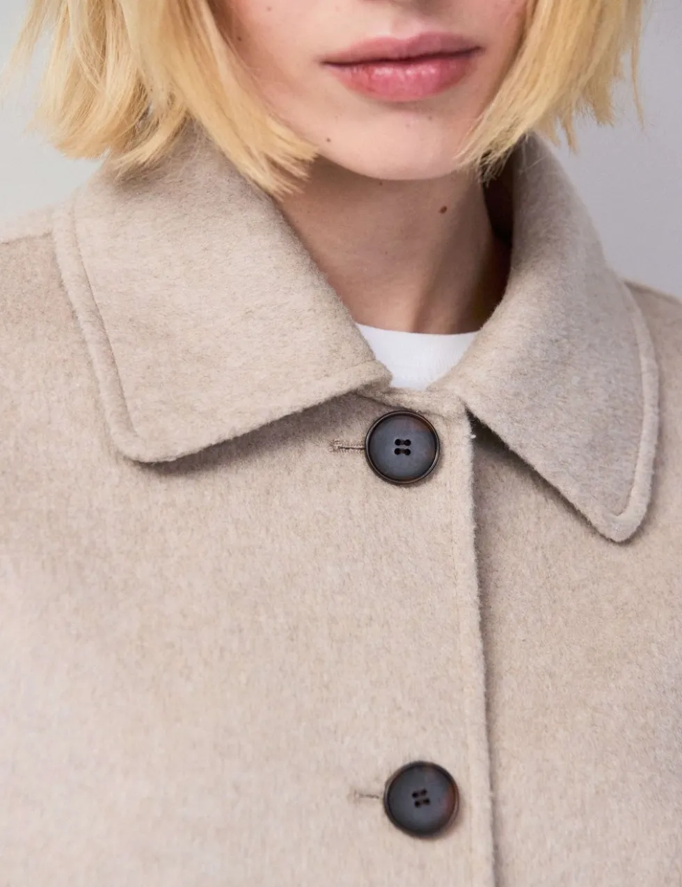 Wool Blend Utility Jacket