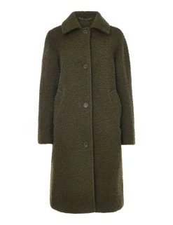 Wool Rich Boucle Trench Coat