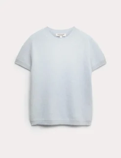 Wool Rich Brushed Knitted Top with Cashmere