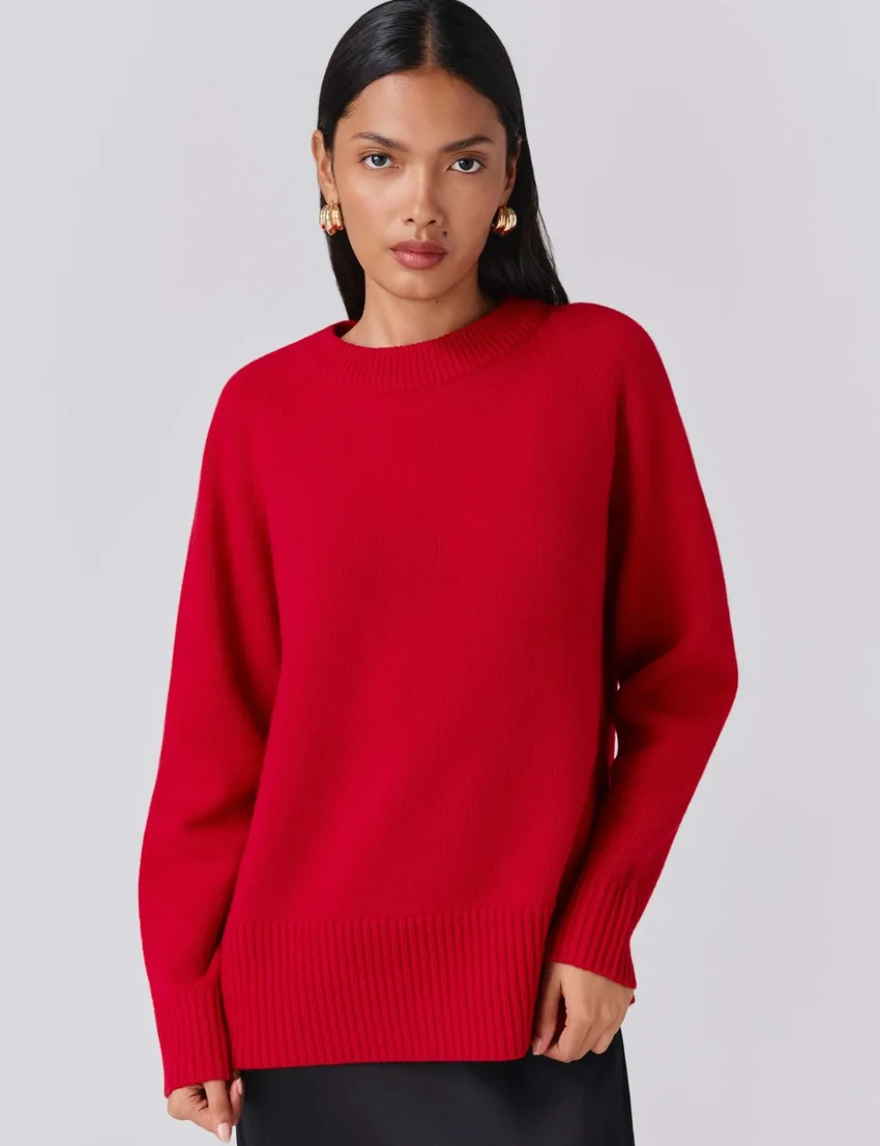 Wool Rich Crew Neck Jumper