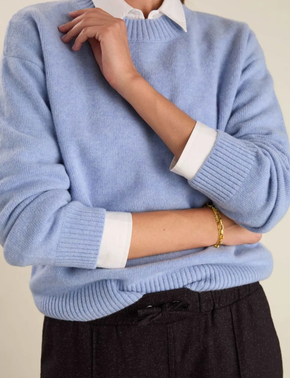Wool Rich Crew Neck Jumper