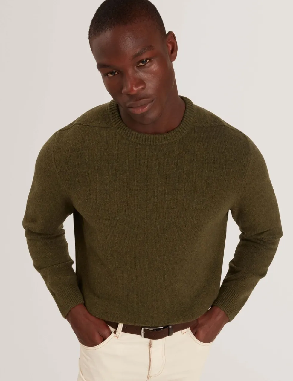 Wool Rich Crew Neck Jumper