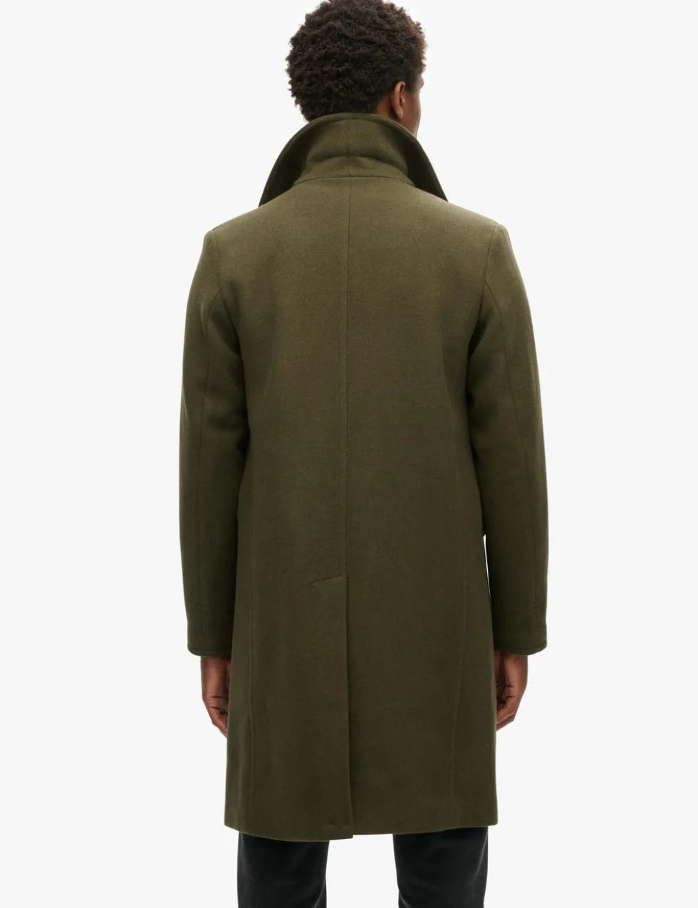 Wool Rich Double Breasted Trench Coat