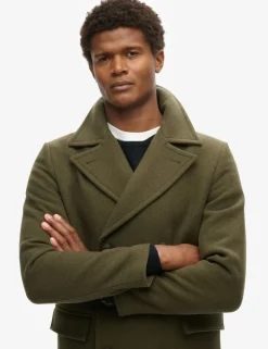 Wool Rich Double Breasted Trench Coat