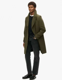 Wool Rich Double Breasted Trench Coat