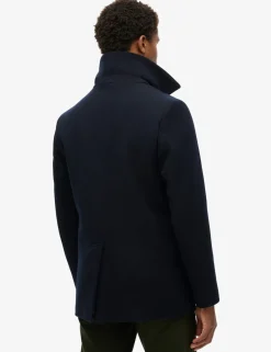 Wool Rich Revere 2 in 1 Peacoat