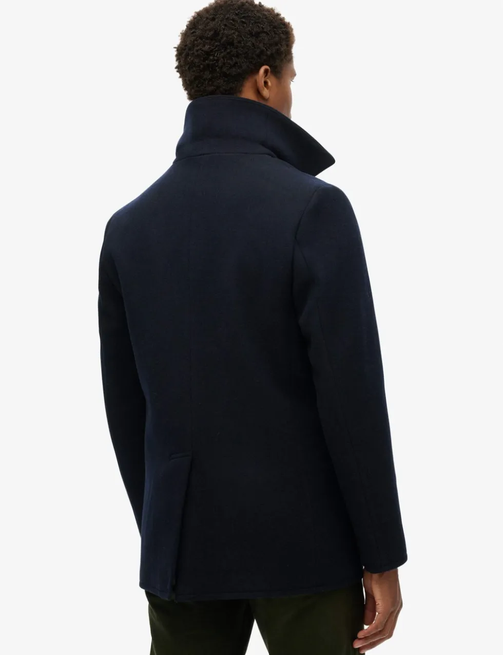 Wool Rich Revere 2 in 1 Peacoat