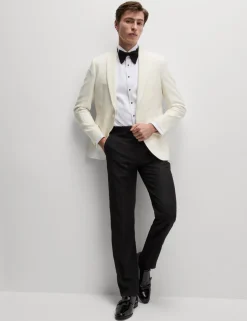 Wool Rich Shawl Lapel Dinner Tuxedo Jacket