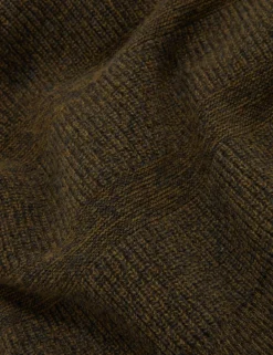 Wool Rich Textured Knitted Polo Shirt