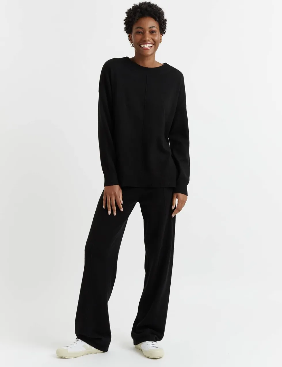 Wool Rich with Cashmere Relaxed Jumper