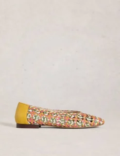 Woven Ballet Pumps