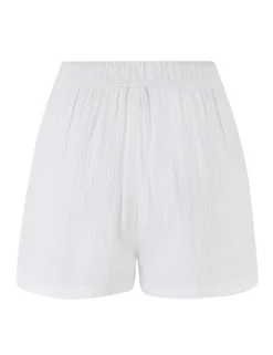 Woven Double Cloth Revere Collar Shirt and Short Pyjama Set