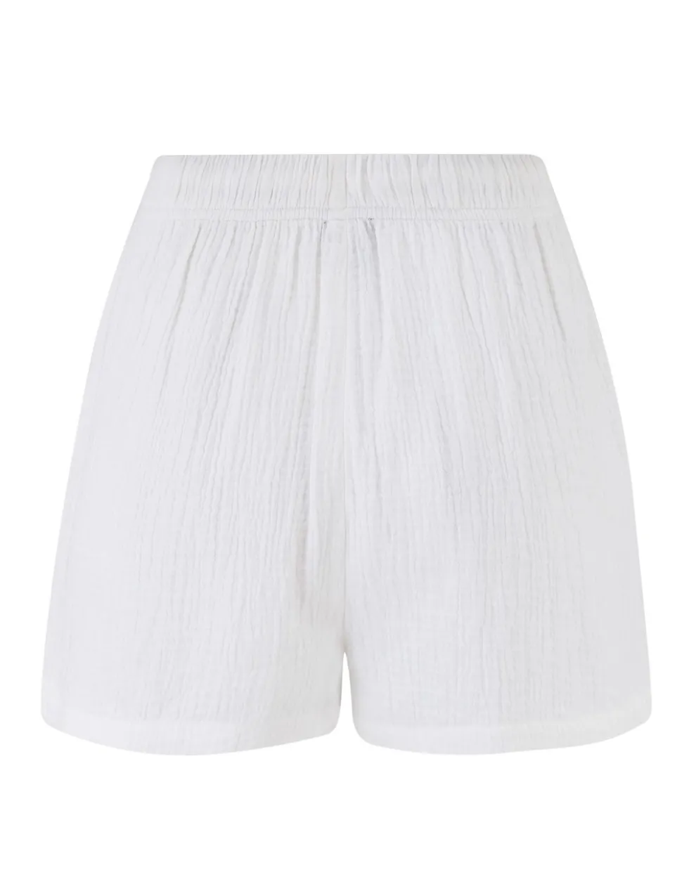 Woven Double Cloth Revere Collar Shirt and Short Pyjama Set