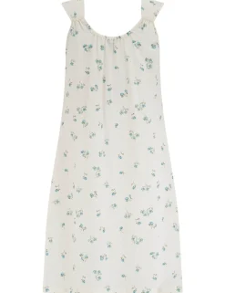 Woven Double Cloth Square Neck Chemise