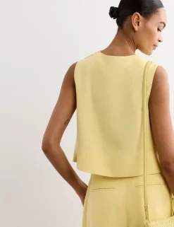 Woven Shell Top