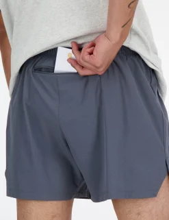 Woven Stretch Zip Pocket Running Shorts