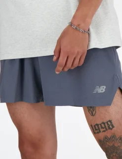 Woven Stretch Zip Pocket Running Shorts