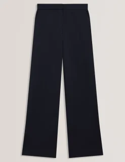Woven Tailored Flared Trousers