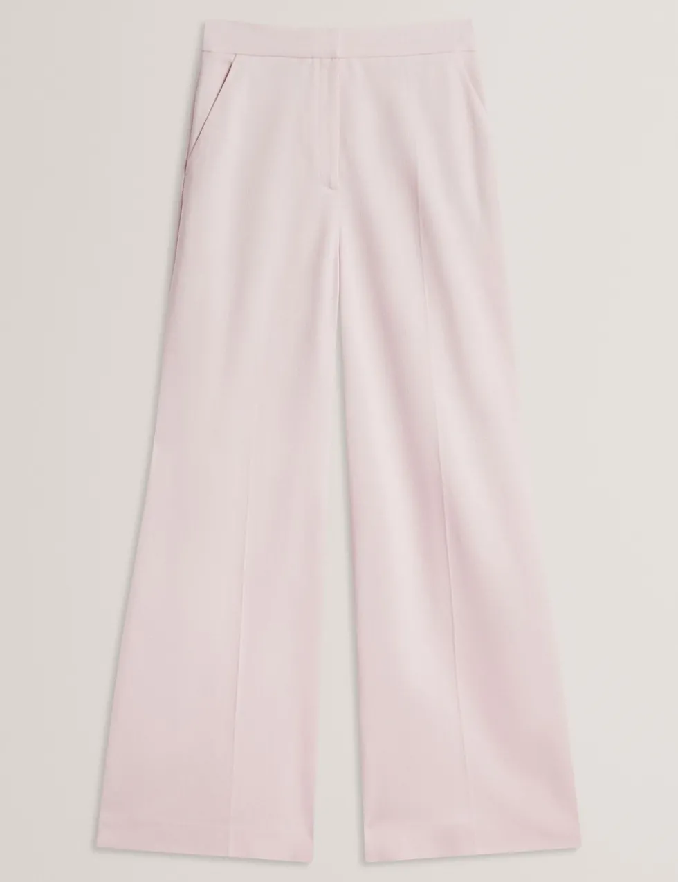 Woven Tailored Wide Leg Trousers