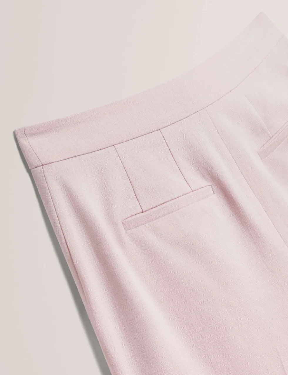 Woven Tailored Wide Leg Trousers
