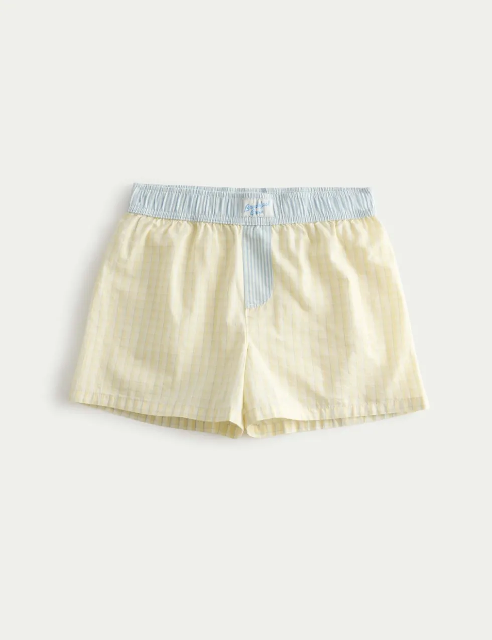 Yellow Woven Checked Pyjama Shorts (6-16 Yrs)