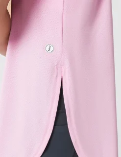 Zela Crew Neck Racer Back Longline Vest Top