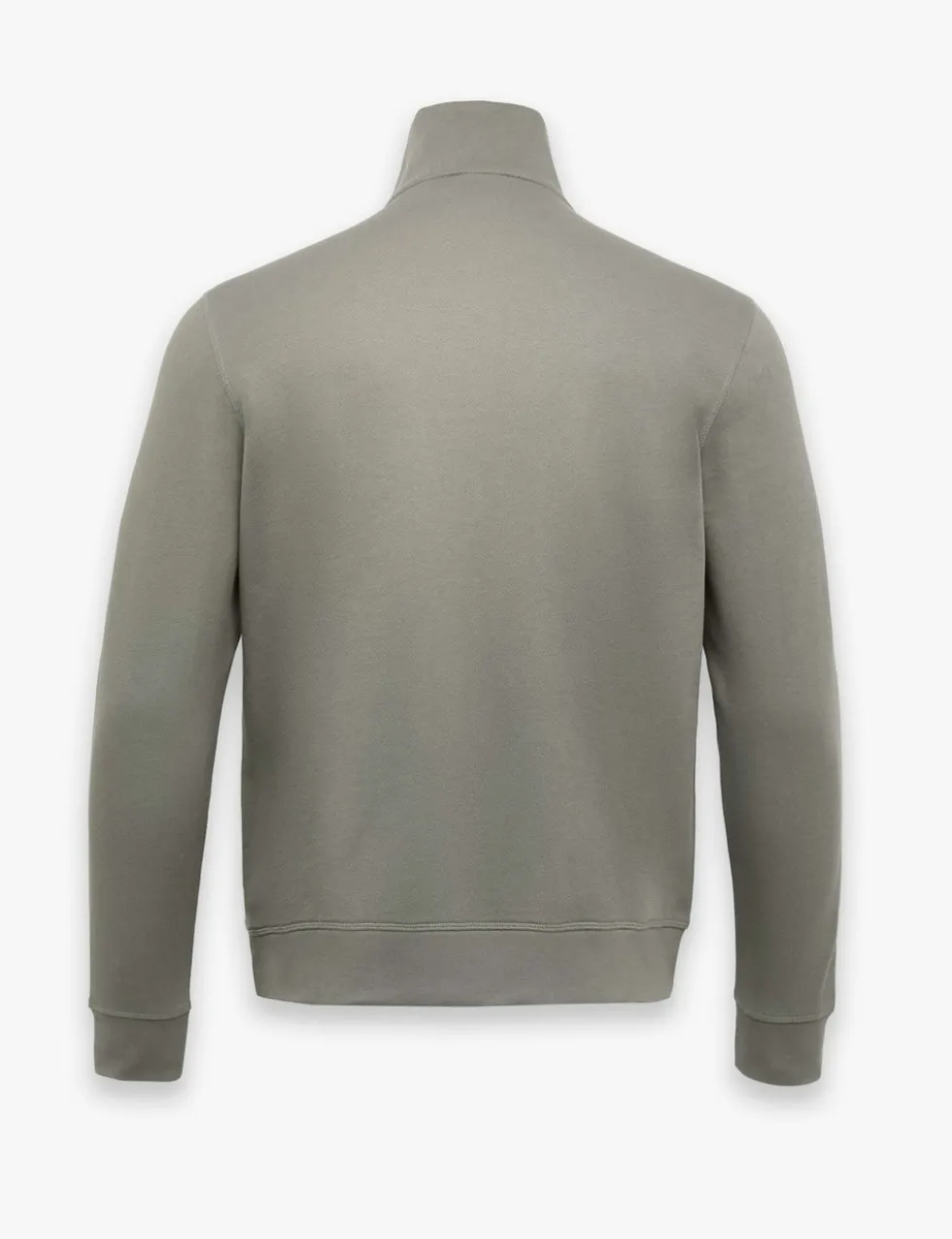 Zetrust Pure Cotton Funnel Neck Half Zip Sweatshirt