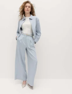 Zip Through Jacket with Linen