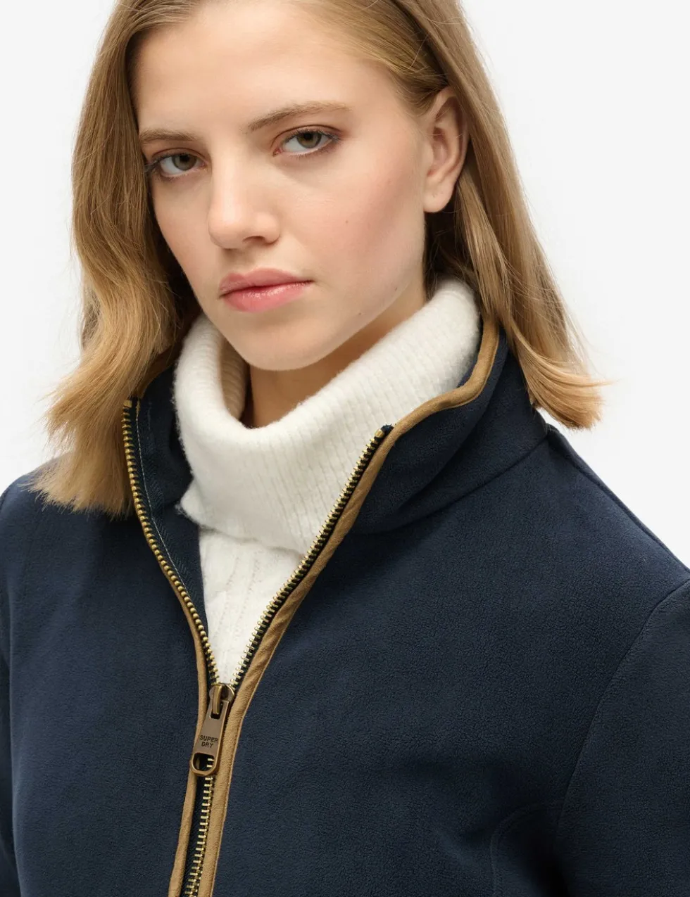 Zip Up Slim Fleece Jacket