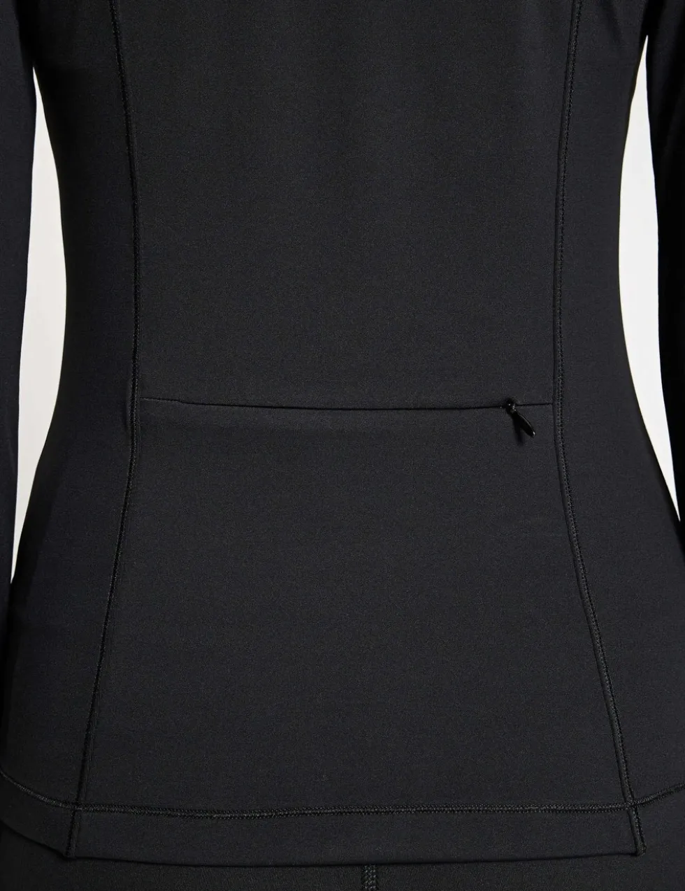 Zuri Funnel Neck Zip Up Top