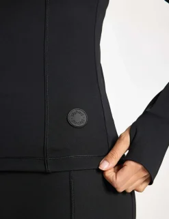 Zuri Funnel Neck Zip Up Top
